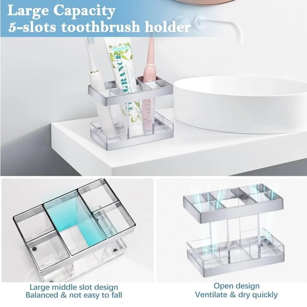 Chintu Toothbrush Holders for Bathrooms